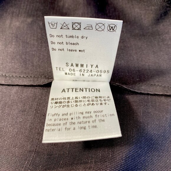 D.Hygen ST102-0621S Linen Rayon Short Sleeve Shirt, Japanese Size 1, Men's SM - Picture 10 of 14